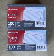 1000 PK Ruled  Index Cards, 3