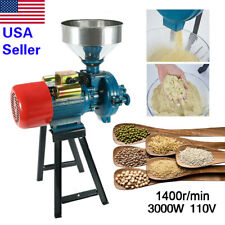 110V Electric Grinder Mills Grain Corn Wheat Feed/Flour Wet & Dry Cereal Machine picture