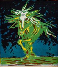 Axel Salto (1889-1961). Mythical beast, lithograph, 