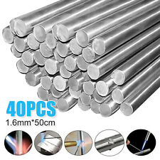 40Pc 1.6mm*50cm Easy Melt Aluminum Welding Rods Low Temperature Wire Brazing Rod picture