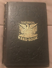 WELLS' NATIONAL HAND-BOOK, Political History of the United States, 1870 HC, 1st picture