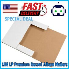 100 LP Premium Record Album Mailers Book Box Variable Depth Laser Disc Mailers picture