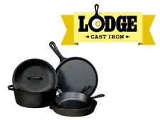 Lodge L5GS3 Seasoned Cast Iron 5-Piece Cookware Set picture