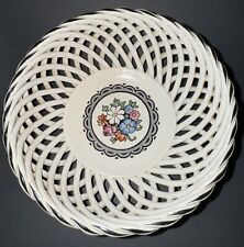 Antique RVR (Max Roesler, Rodach) Porcelain Bone China Basket Weave Bowl picture