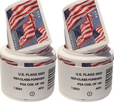2022 US Flags Roll Of 100 Forever USA Freedom 100PCS NEW FAST  picture