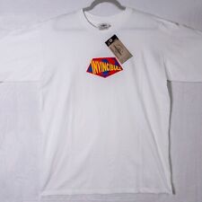 NEW Vintage Bullwinkle T Shirt Size L “invincibull” Single Stitch White picture