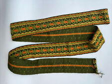 Vintage 1969 Trim For Sewing, Craft, Decorating Green, Orange , Gold EUC 90” picture
