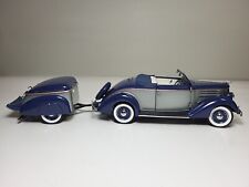 Franklin Mint 1936 Ford Cabriolet with Trailer Limited Edition /1500 1/24 Scale picture