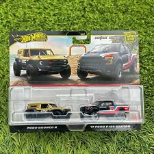 Hot Wheels 2024 Car Culture Twin 2 Packs Mix M # Ford Bronco & Ford F150 Raptor picture