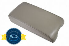 2003-2006 Infiniti G35 Coupe Center Console Gray Leather Armrest Lid Cover OEM picture
