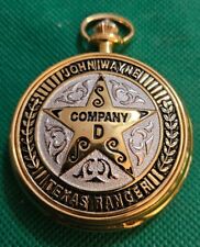 Franklin Mint John Wayne Texas Ranger Pocket Watch picture