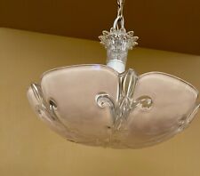 Vintage Lighting 1930s STUNNING chandelier. Fleur-de-lis motif picture