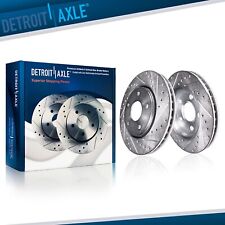11.02 inch (280mm) Front Drilled and Slotted Brake Rotors for Mazda 3 Sport CX-3 picture
