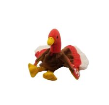 Vintage Retired 1996 TY Beanie Baby Gobbles The Turkey NWT picture