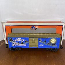 2016 Lionel O Scale Christmas Boxcar  (6-82954) With Original Box Opening Doors picture