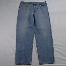 Vtg 2001 Levi's 40 x 32 550 Relaxed Fit Light Stonewash Denim Jeans picture