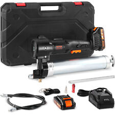VEVOR Cordless Grease Gun Electric 20 Volt 2.0 Ah Battery Kit 10000PSI with Case picture