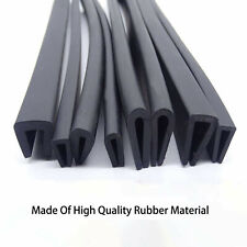 1mm~12mm Edge Protection Frame Profile Rubber Edging Trim Seal U-profile Slot picture