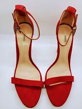 Schutz Suede Sandals - Red Sandals, Shoes 11B picture