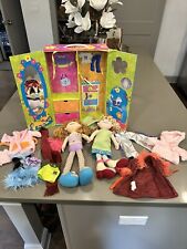 Groovy Girls Doll Lot With Dresser Case And Multiple Outfits Vintage 1999 Toys picture