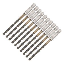 10Pcs 4.5mm High Speed Steel Twist Drill Bit with Hex Shank 97mm Length picture