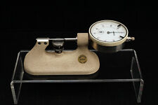 Vintage BERGEON Swiss Watchmakers Metric .01 mm Horizontal Dial Micrometer Gauge picture