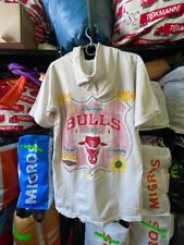 NBA Chicago Bulls World champions 1993-94 hooded t-shirt , jersey shirt rare picture