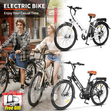 E-Bike 26'' Electric Bike 750W Motor City Cruiser Bicycle Adults Commuter Ebike picture