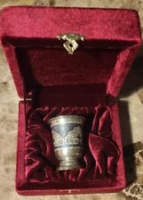 Russian Sterling Silver Shot Glass picture