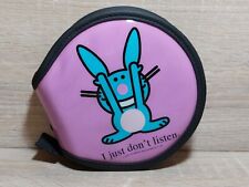 Vintage Jim Benton It’s Happy Bunny Pink Zippered CD Case 