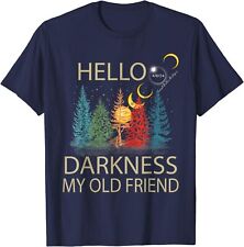 Hello Darkness My Old Friend Solar Eclipse April 2024 Unisex T-Shirt picture