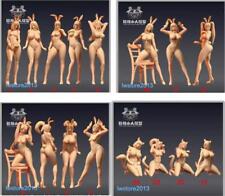 1/64 1/43 1/87 Bunny Girl Scene Props Miniatures Figures  For Cars Vehicles Toys picture