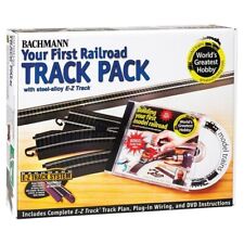 Bachmann HO EZ-Track Steel Alloy 1st Railroad Deluxe Track Pack Sealed picture