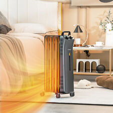 1500W Oil-Filled Radiator Heater Portable Electric Space Heater Energy-Saving picture