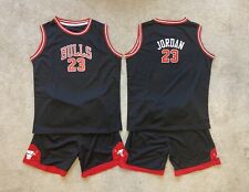 Youth Jordan Bulls Jersey Kids Baby Basketball Uniform Set - 2T-Boys XL 14-16 picture