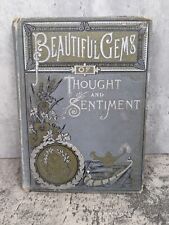 Vintage 1890 Victorian Beautiful Gems of Thought and Sentiment - Poetry & Prose picture