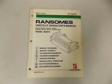 PARTS MANUAL FOR RANSOMES FAIRWAY 250 VERTICUT REELS  MULTIPLE LANGUAGES picture
