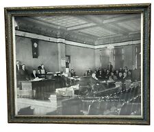 Vintage Photo North Dakota trial Sibilian Kahn  1913 Minnewaukan ND B&W picture