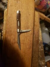 Vintage Craftsman 9507 2 Blade Folding Pocket Knife Peanut Shell Handle -  USA  picture