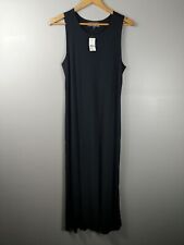 NWT: Casual Corner Annex Petite Large Essentials Long Black Dress, MSRP $40 picture
