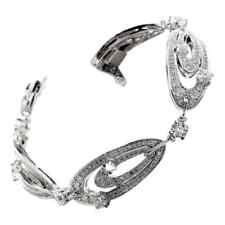 Beautiful French Design Sparkling White 4.15CT Cubic Zirconia Fashion Bracelets picture