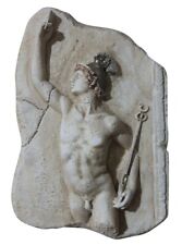 Hermes God Bas Relief Wall Statue Greek Handmade Plaster Sculpture 9.06