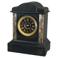 Antique Herschede Egyptian Revival Slate Mantel Clock Circa 1890 picture
