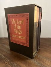 VTG 1965 Lord Of The Rings J.R.R Tolkien Box Set w/ MAPS Houghton Mifflin 2nd Ed picture