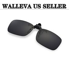 New Walleva Polarized Black Clip-on Flip-up Sunglasses Lenses picture