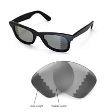 New Walleva Polarized Transition Lenses For Ray-Ban Wayfarer RB2140 50mm picture
