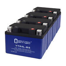 Mighty Max YTX4L-BS Lithium Battery Replaces Qianjiang ARV100 100CC - 4 Pack picture