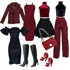 Eledoll CLOTHES Fashion Pack Ruby Red Set picture
