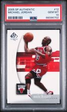 Michael Jordan 2005-06 SP Authentic #12 PSA 10 GEM MINT  HOF Card Chicago Bulls picture