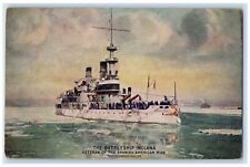 Enrique Muller Postcard The Battleship Indiana Spanish American War Advertising picture
